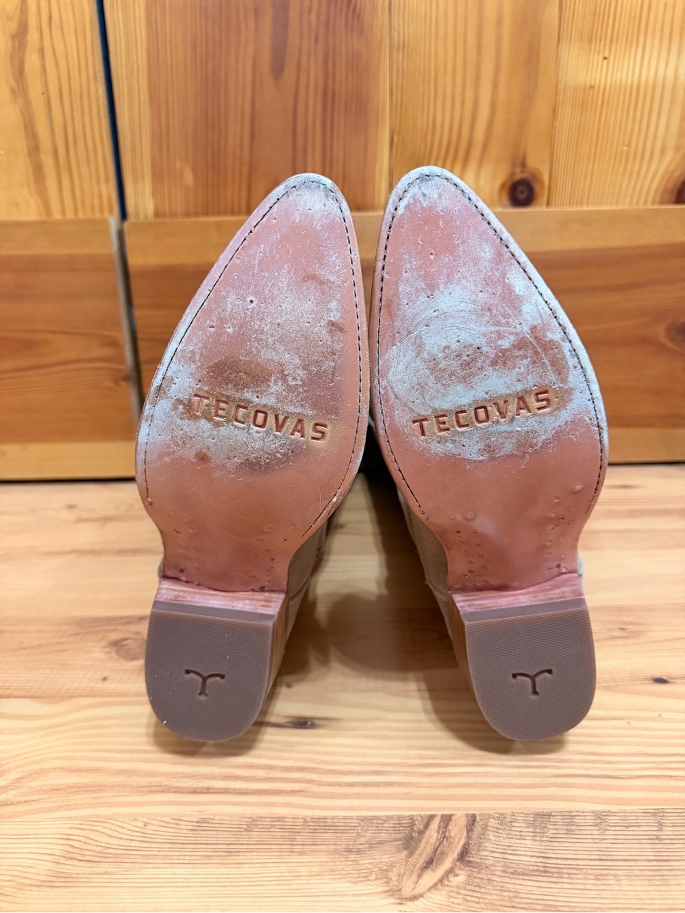 Tecovas Abby WIDE CALF size 9.5 Driftwood - Picture 6 of 6